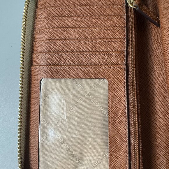 Michael Kors Jet Set Powder Blush Large Wallet/ Phone Case - Picture 10 of 15